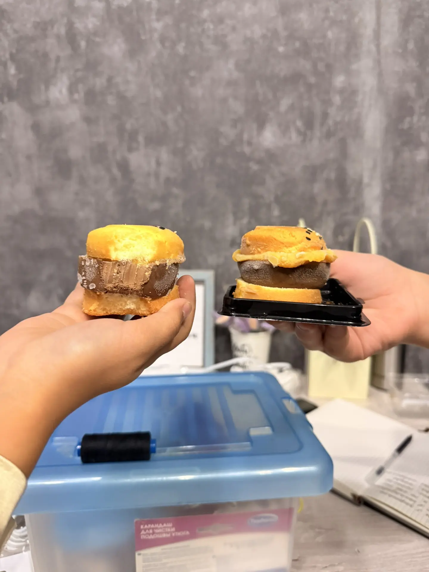 Мороженое в виде бургера 🍔🤪