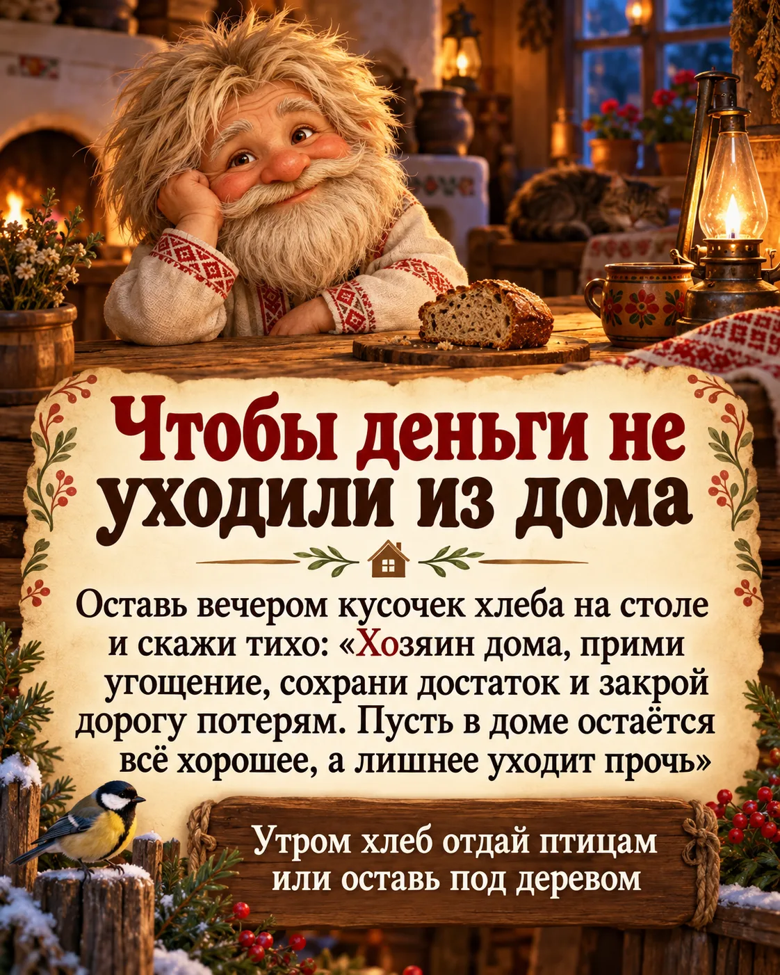 Иногда для спокойствия дома нужны совсем простые вещи. 🌿