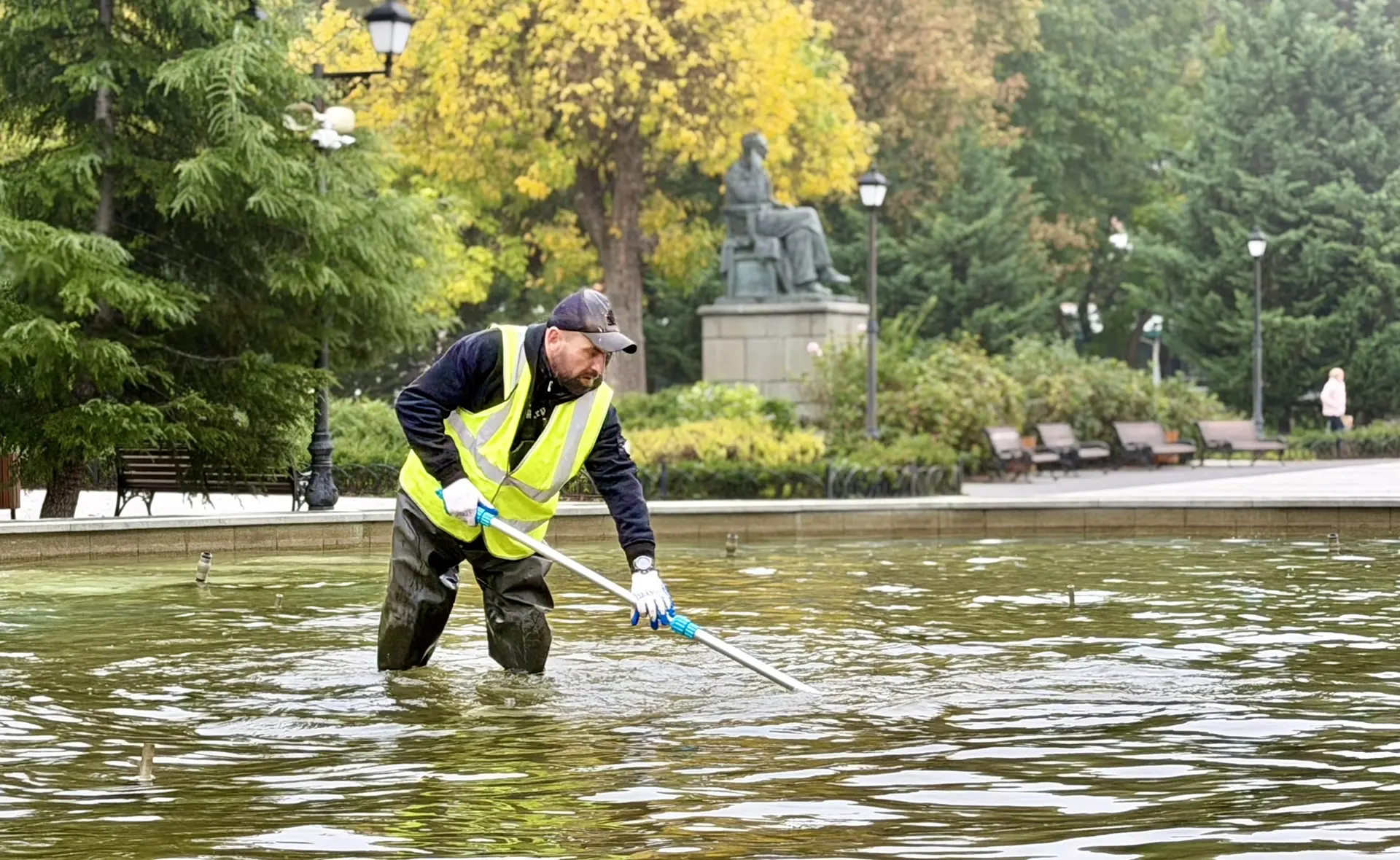 ⛲️В парках и скверах Симферополя завершился сезон фонтанов