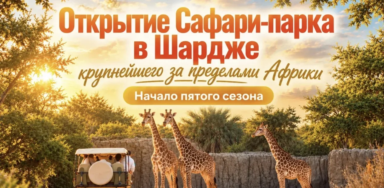 🦒 Настоящая Африка в сердце Арабских Эмиратов.