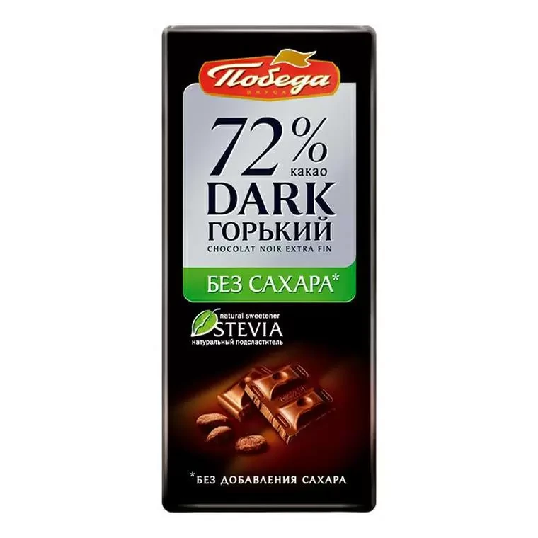 Досадная история с горьким шоколадом "Победа" (72%).