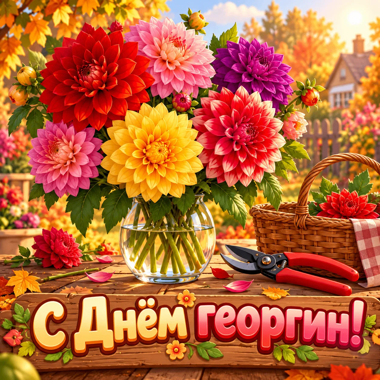 🌺 Сегодня День георгин.