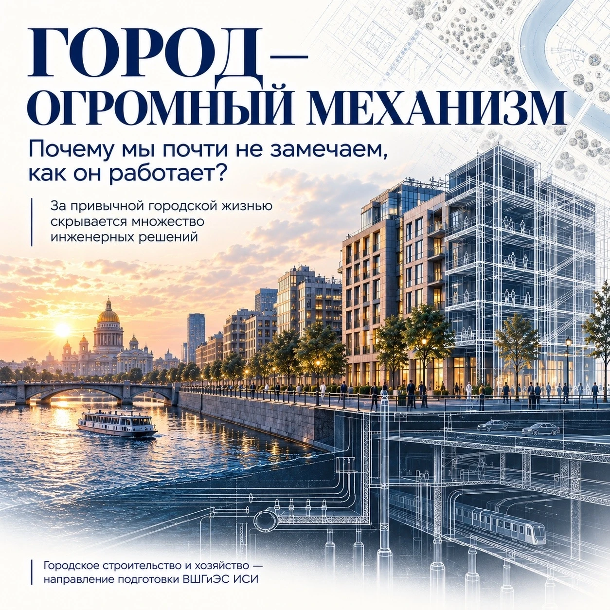 Город — огромный механизм 🌆 Но кто заставляет его работать? 🤔👇🏻