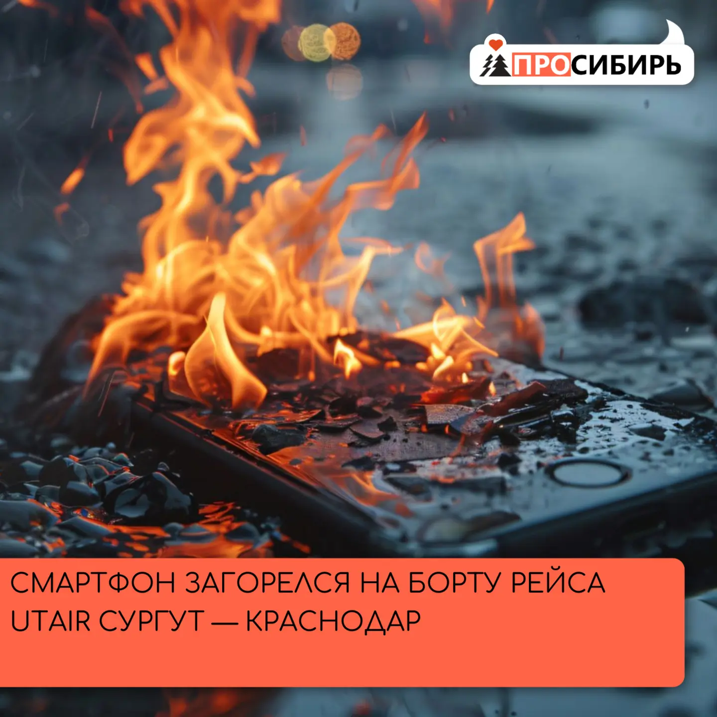 Во время полёта на борту самолёта вспыхнул смартфон Xiaomi. Владелец бросил устройство ...