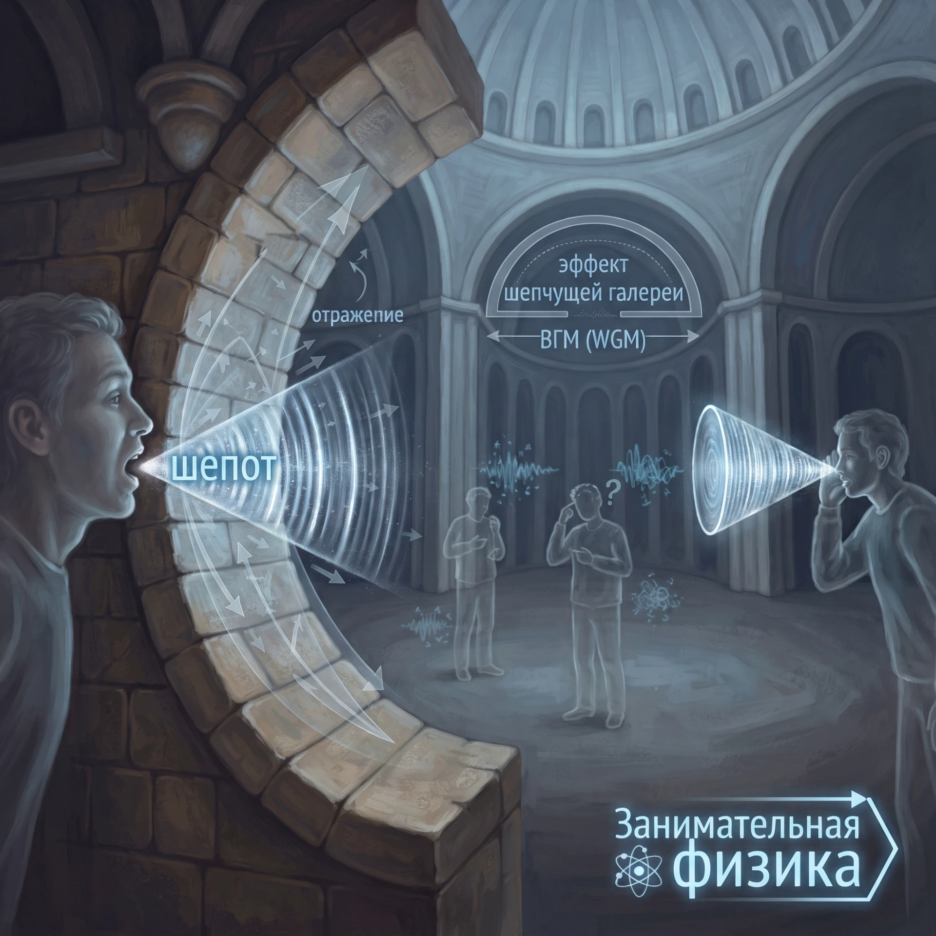 🏛️ ШЕПЧУЩИЕ ГАЛЕРЕИ: КАК СЛОВО У СТЕНЫ СЛЫШНО ЗА СТАТЬИ КИЛОМЕТРА?