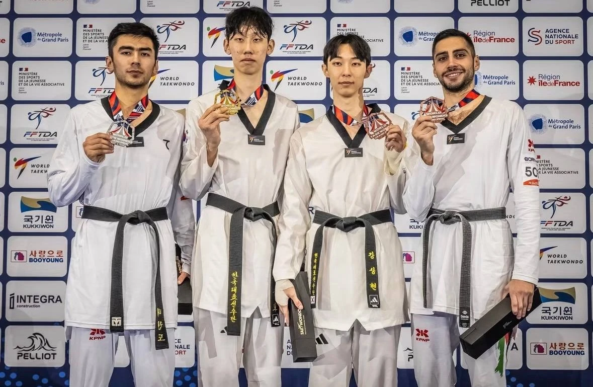🇺🇿🥈🥉Представители Узбекистана завоевали две медали на Гран-при по таэквондо WT в Па...