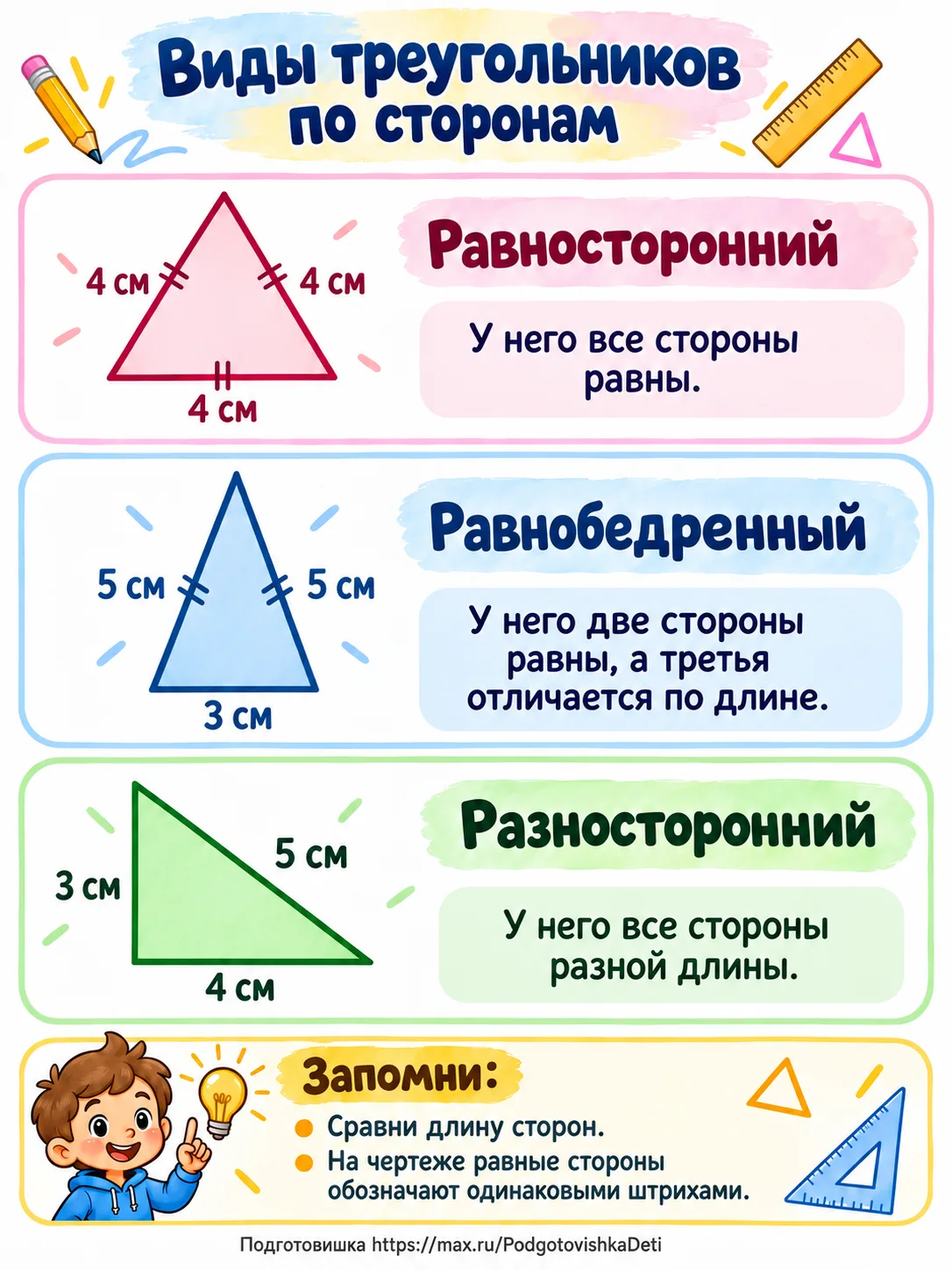📐 «Виды треугольников»