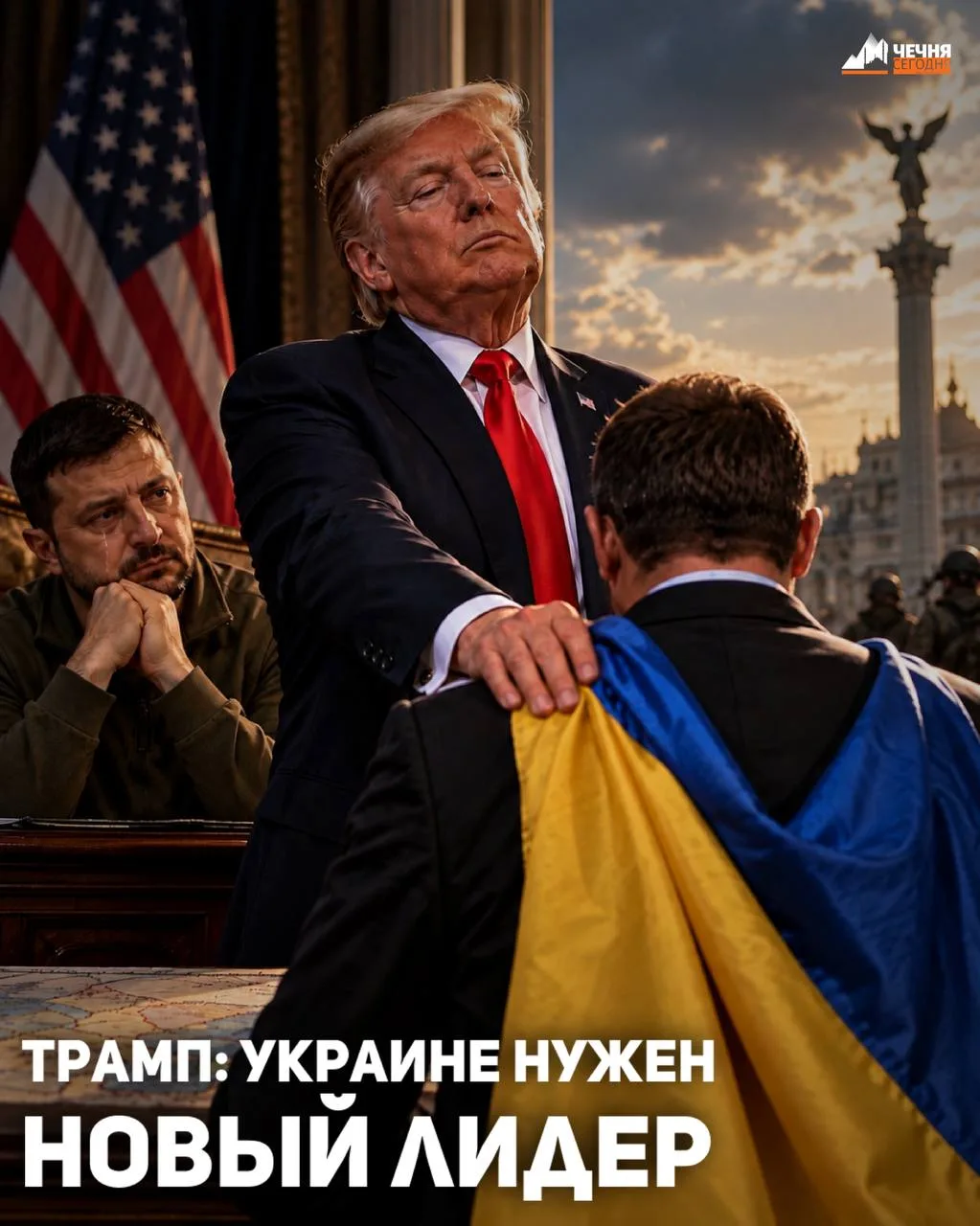 Дональд Трамп заявил, что Украине нужен новый президент. По мнению политика, пришло вре...