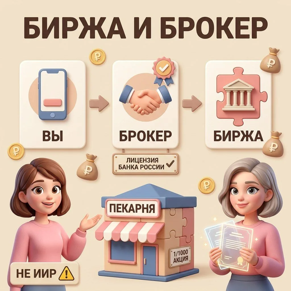 🏛 Что такое биржа и зачем нужен брокер