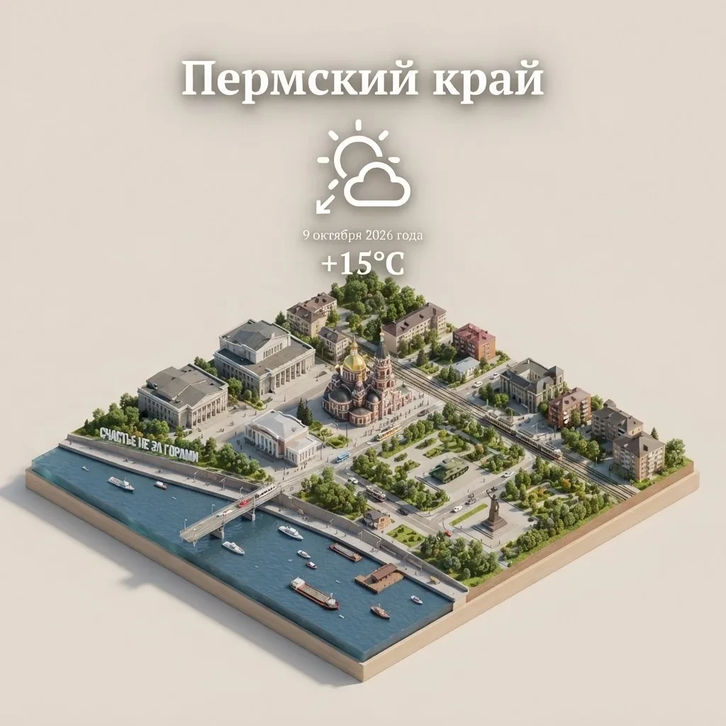 9 октября в Пермский край возвращается солнце. В пятницу регион окажется под влиянием г...