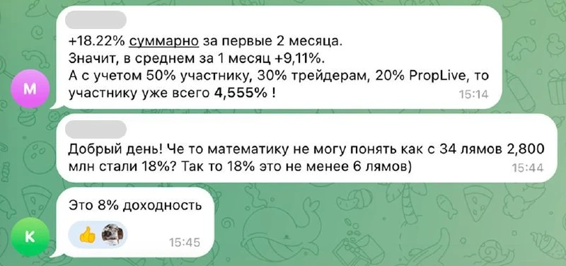 Откуда в Live Select 17,78%, если калькулятор показывает 7,63%?