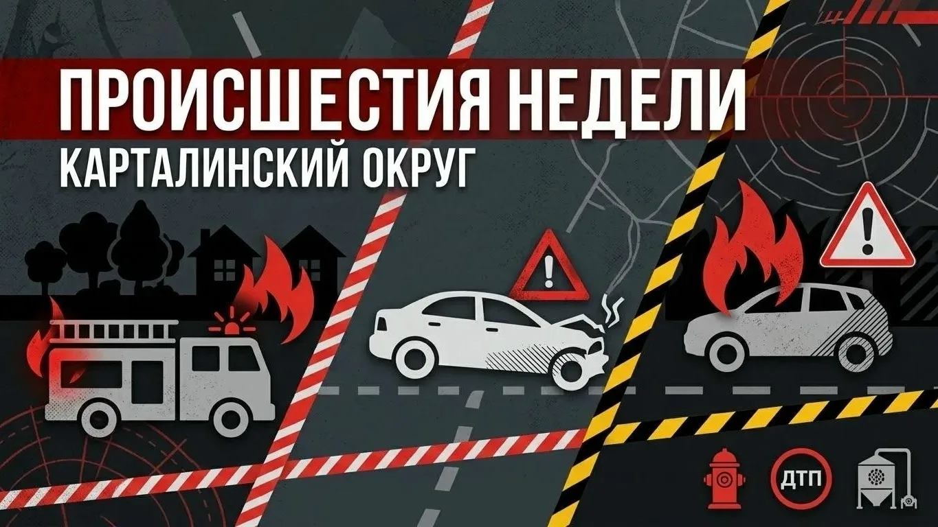 Пожар с погибшим в автомобиле и пьяное ДТП