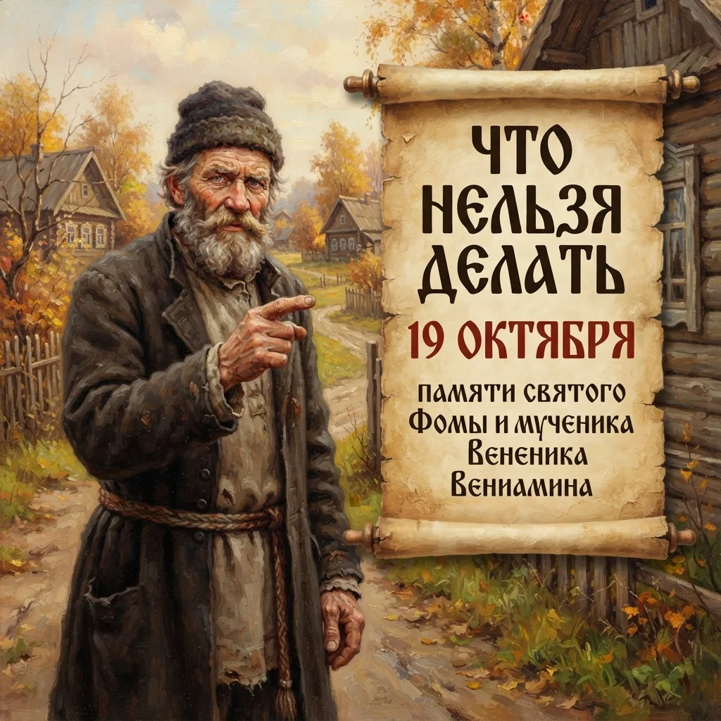 🚫 19 октября — Что нельзя делать