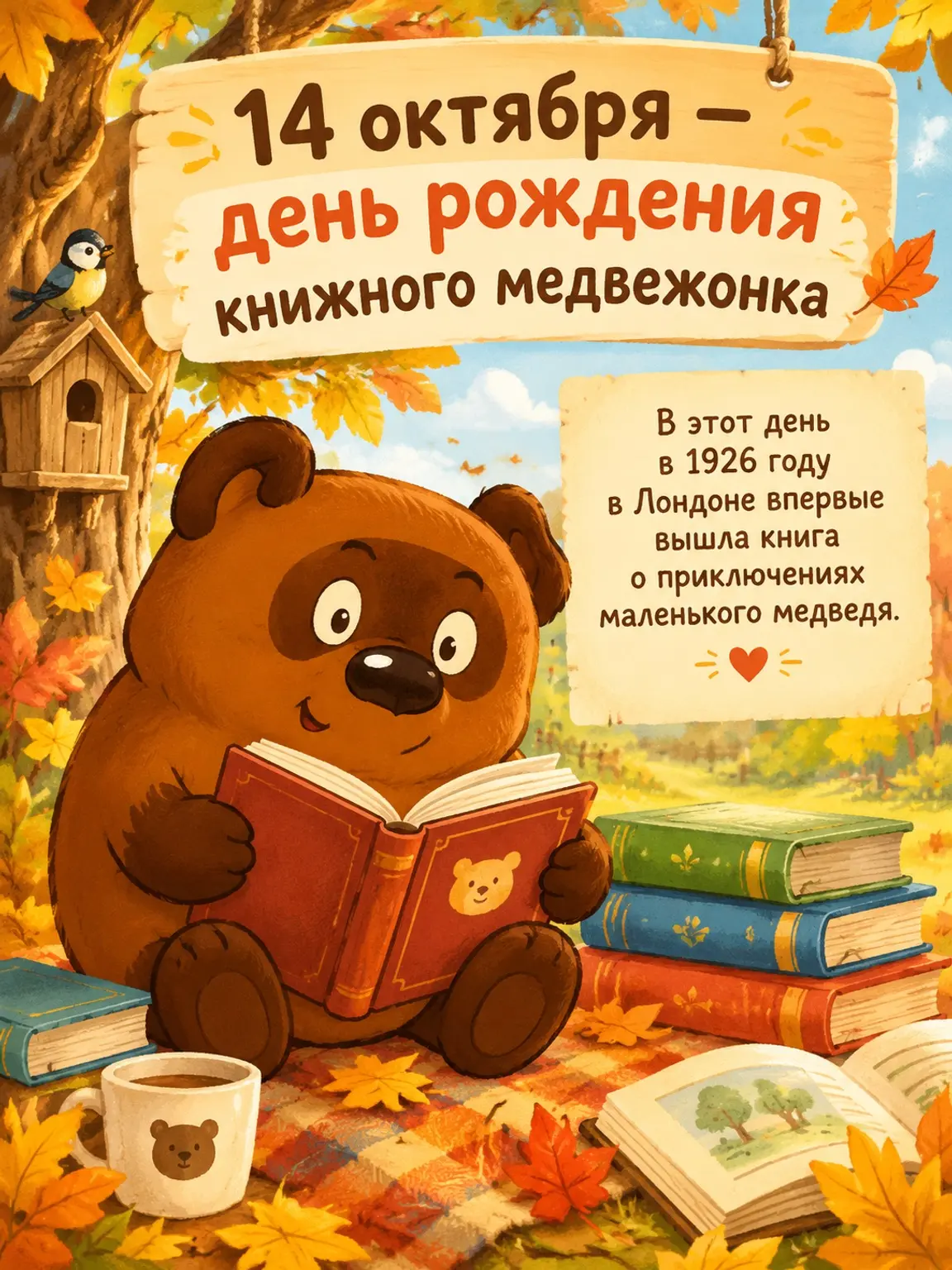 С днём рождения, Винни-Пух! 🍯