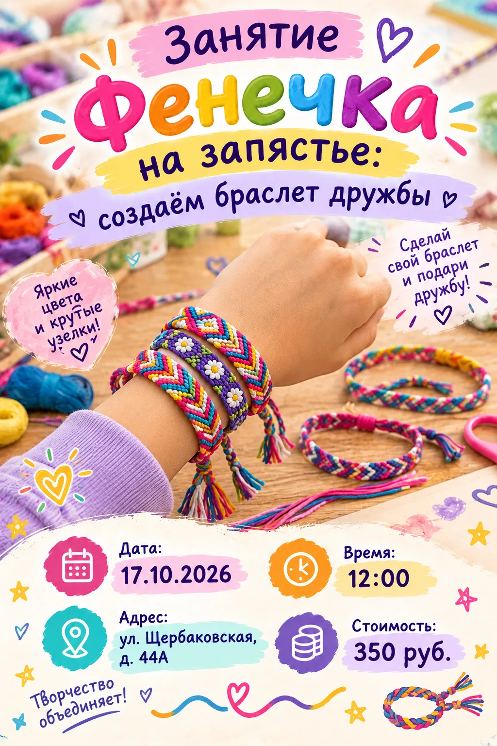 🎉 Готов творить чудеса своими руками? Тогда этот мастер‑класс точно для тебя! 🎉