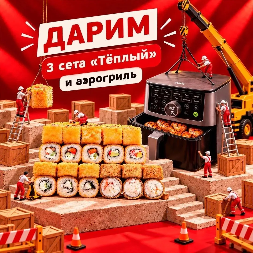 Делюкс дарит аэрогриль и 3 сета!