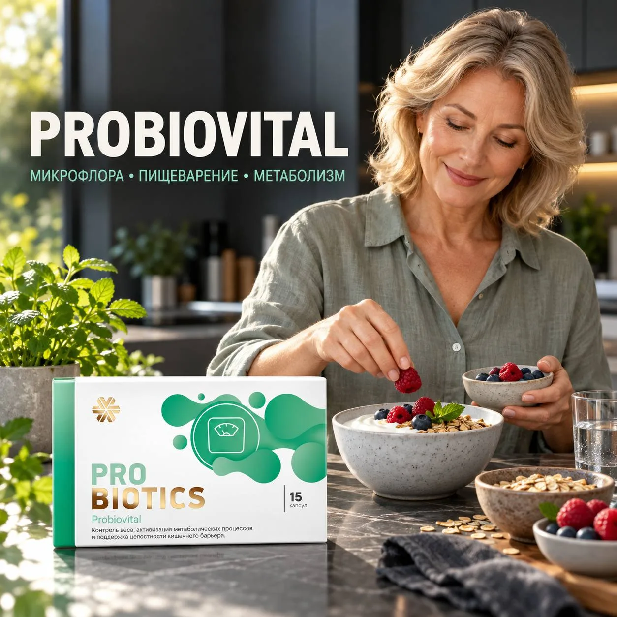 PROBIOVITAL — ЗАБОТА О МИКРОФЛОРЕ.