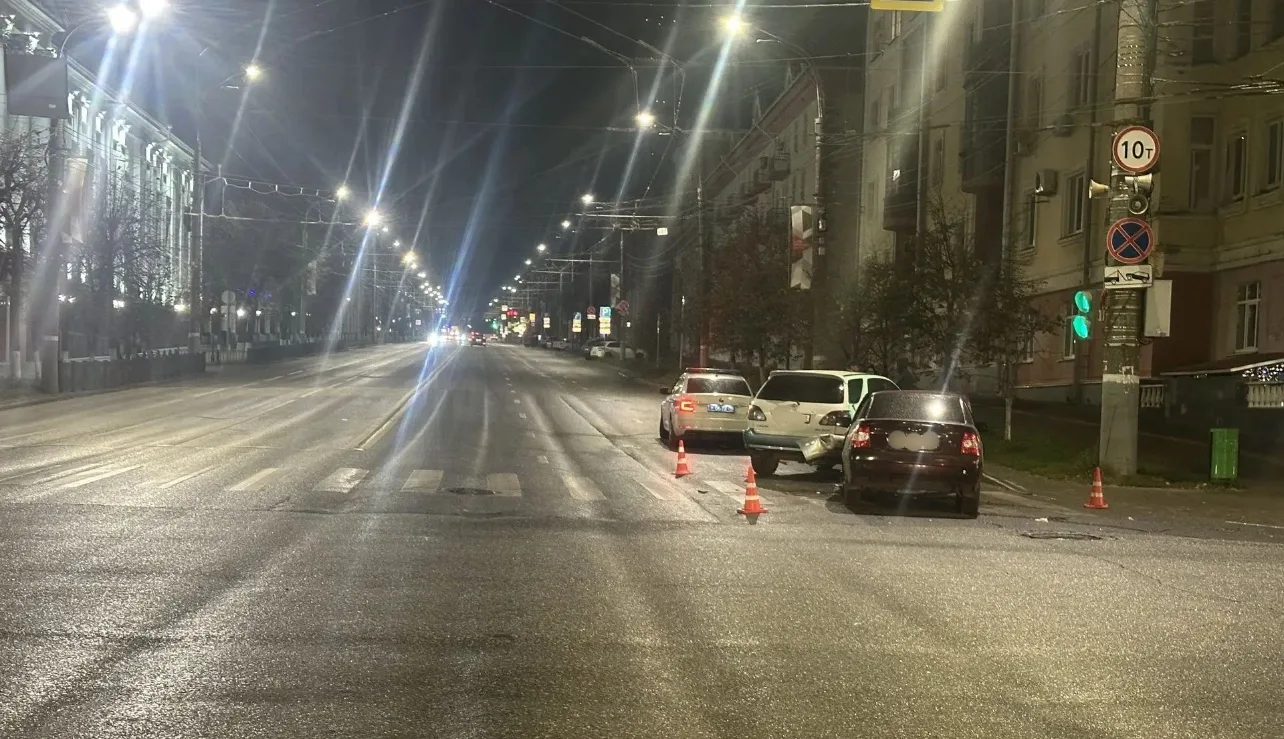 Нетрезвое ДТП в центре Ижевска.