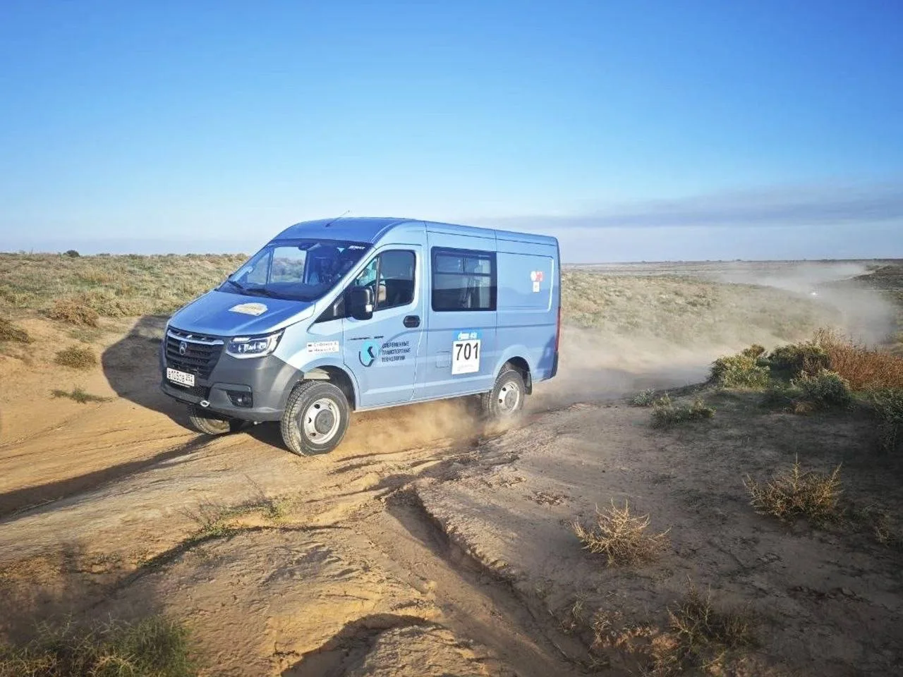 🚐 Новости из астраханских степей: в выходные нижегородские машины команды «ГАЗ Рейд Сп...
