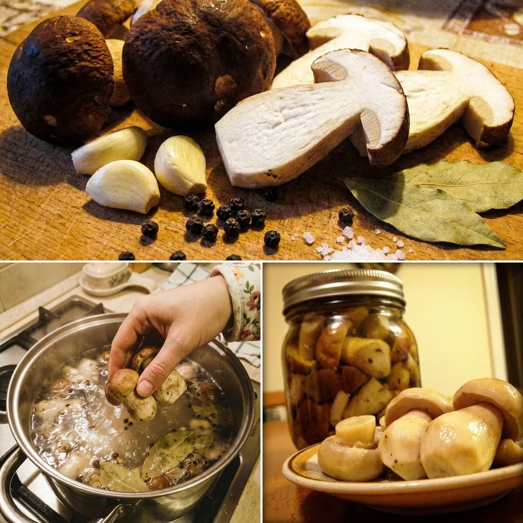 🥒 БЕЛЫЕ ГРИБЫ МАРИНОВАННЫЕ
