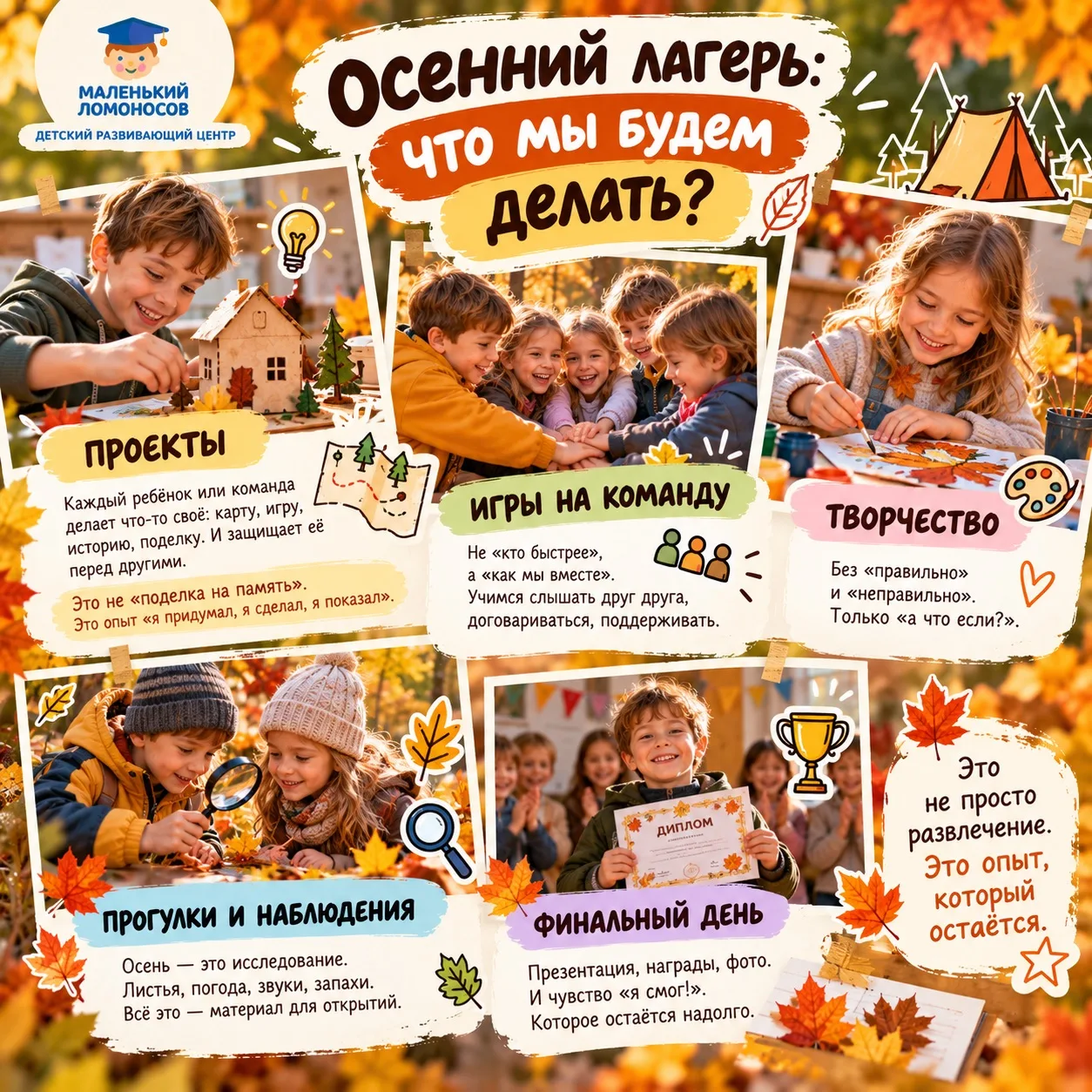 Что будет в лагере
