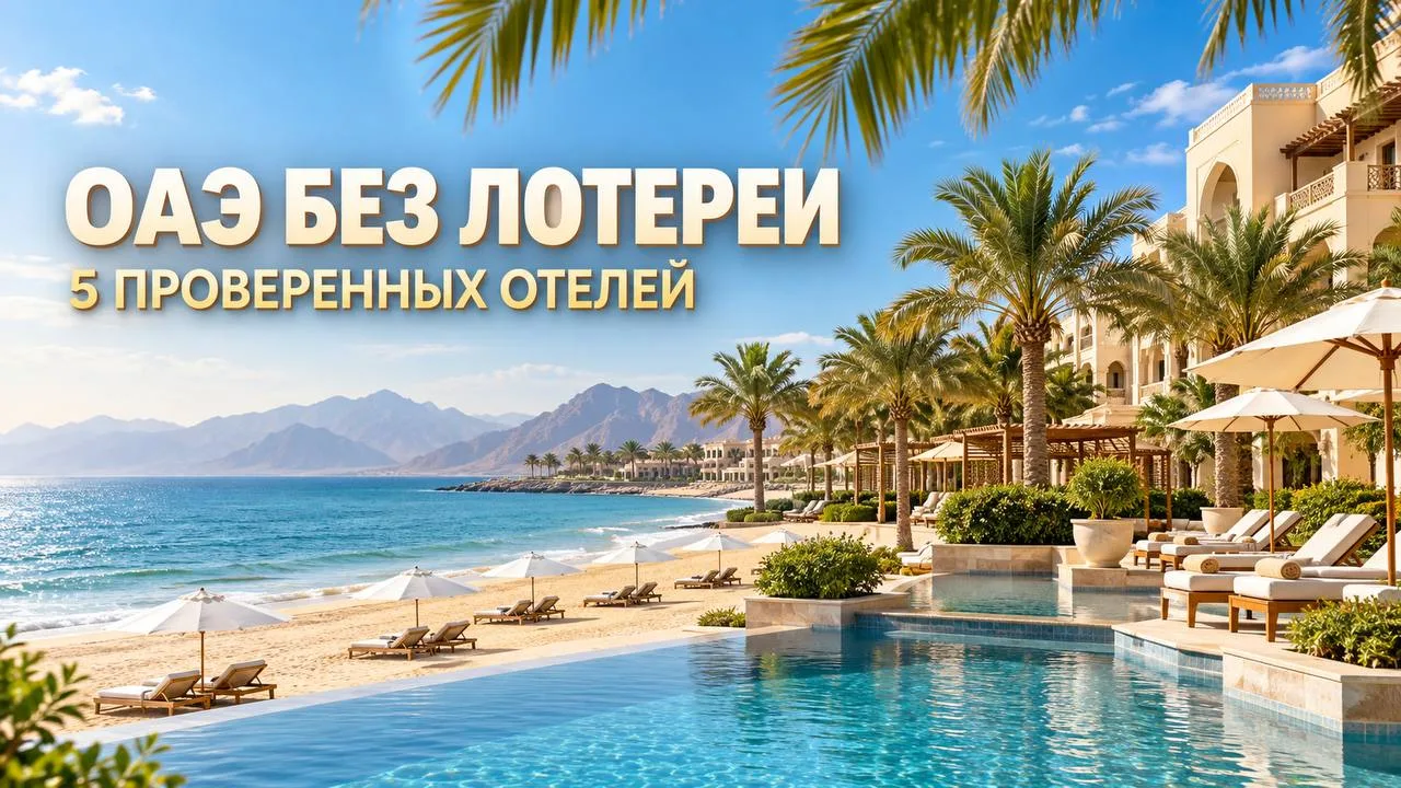 🔥 ОАЭ БЕЗ ЛОТЕРЕИ: 5 ОТЕЛЕЙ, ЗА КОТОРЫЕ МЫ СПОКОЙНЫ