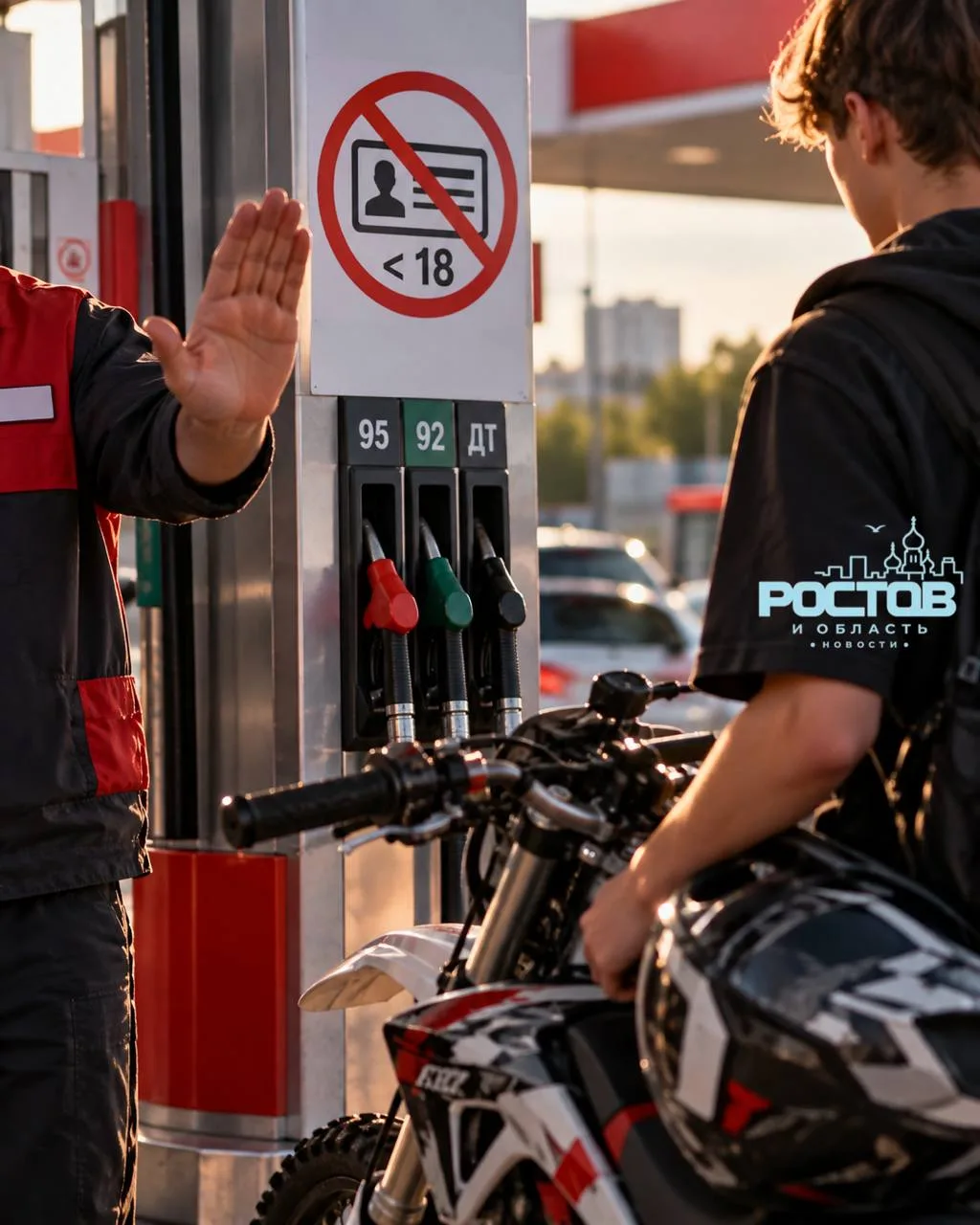 ❗️Подросткам без водительских прав запретят продавать бензин в Ростовской области. Так ...