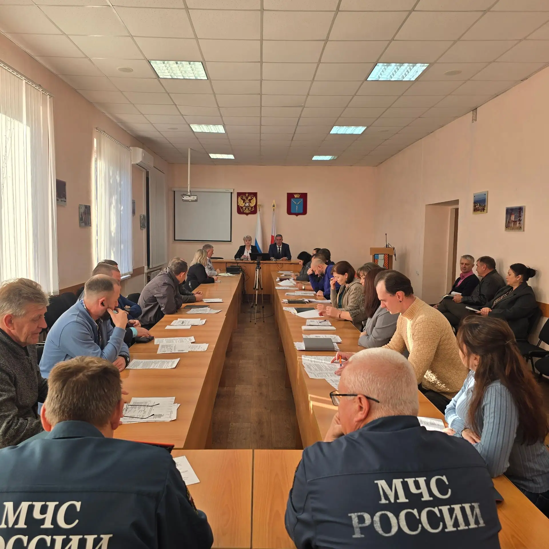 Красноармейский район принимает участие во Всероссийских командно-штабных учениях, кото...