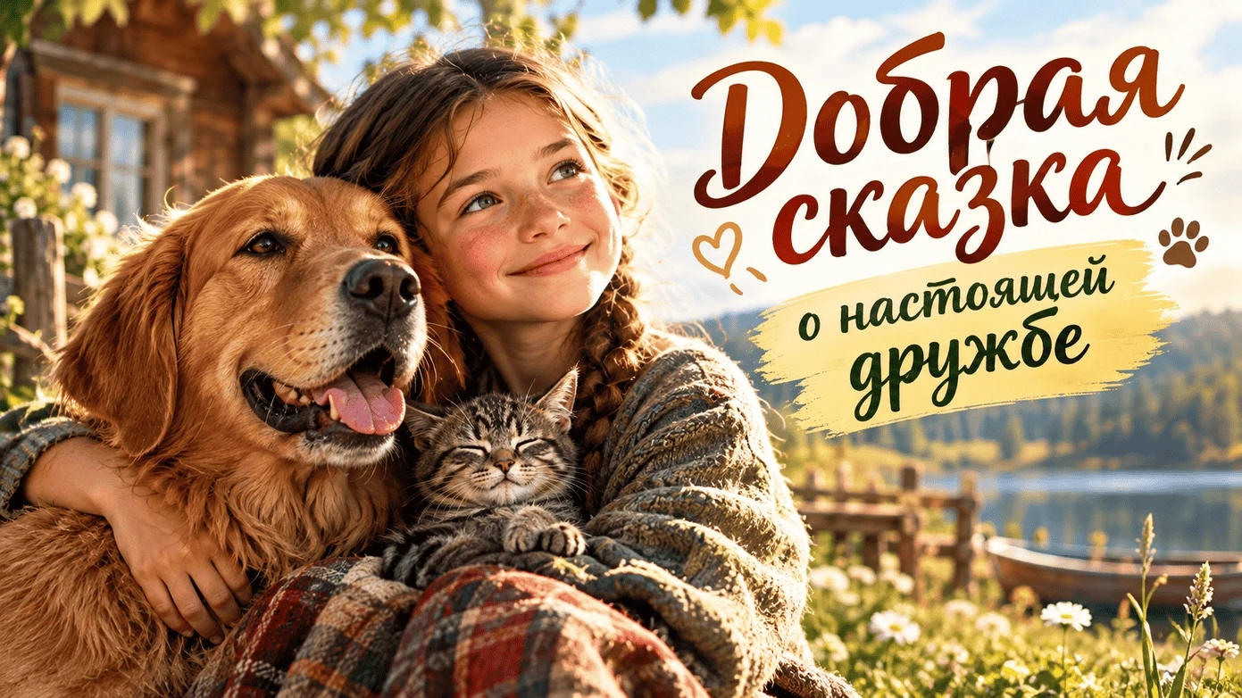 Добрая сказка о настоящей дружбе