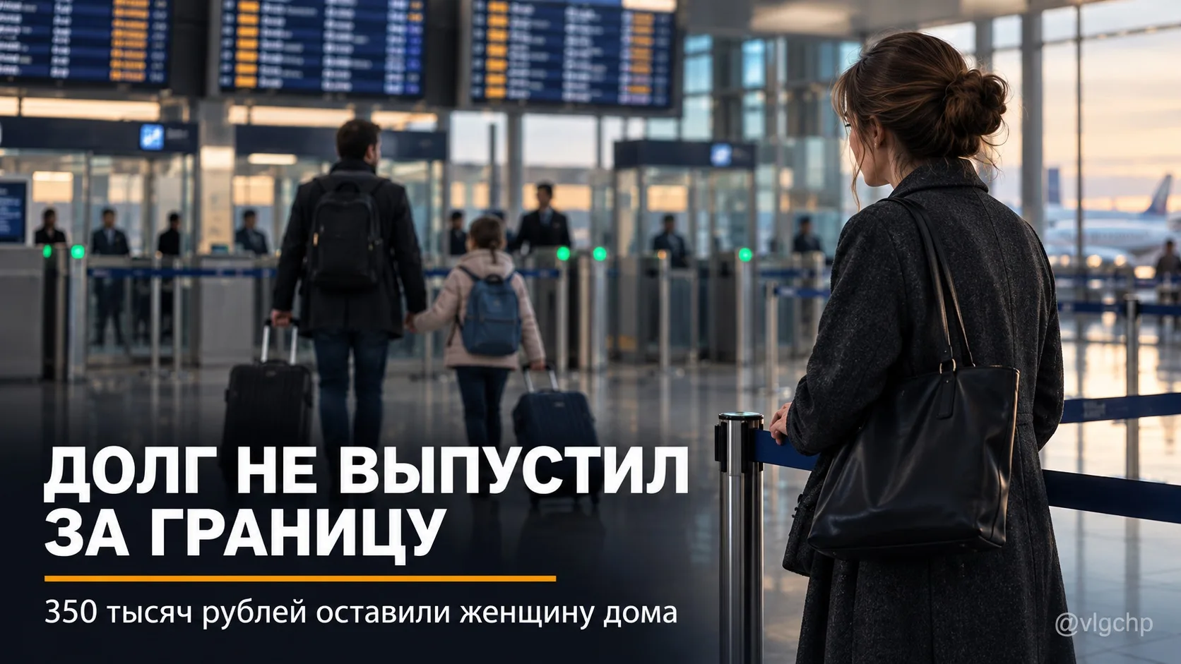 Долг не выпустил жительницу Дубовки за границу