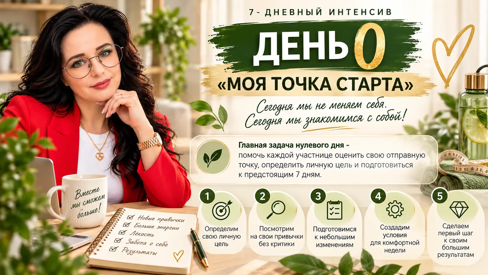 🌿 ДЕВОЧКИ, НАЧИНАЕМ НАШ НУЛЕВОЙ ДЕНЬ!