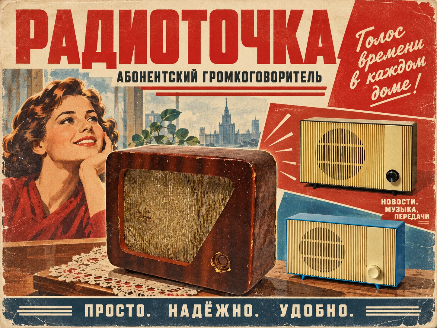 Помните тихое потрескивание и голос диктора, который с утра уже звучал на кухне? Радиот...