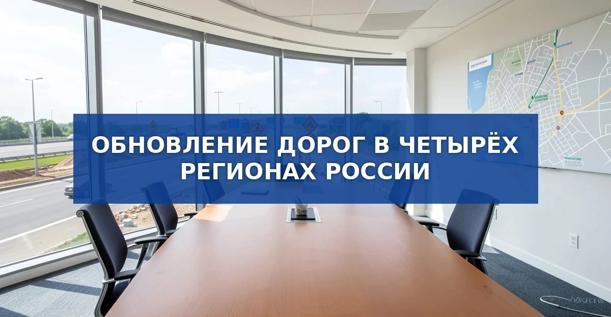 Обновление дорожной сети в четырёх регионах России