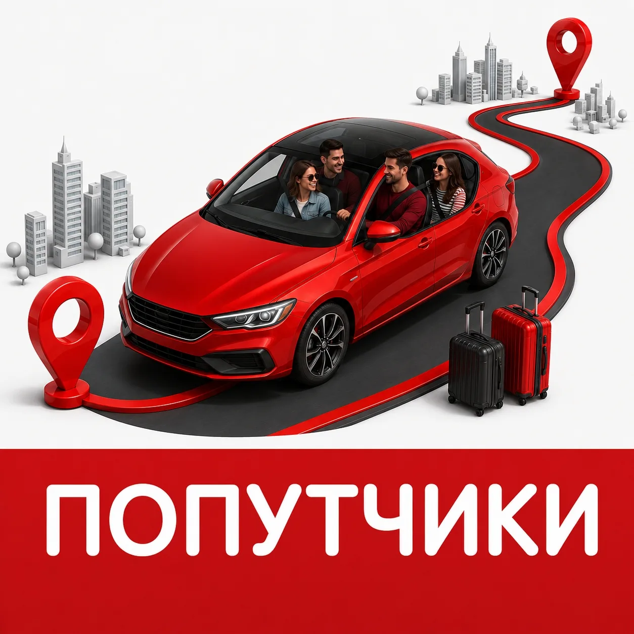 🚗 Ищете попутчика или пассажира?