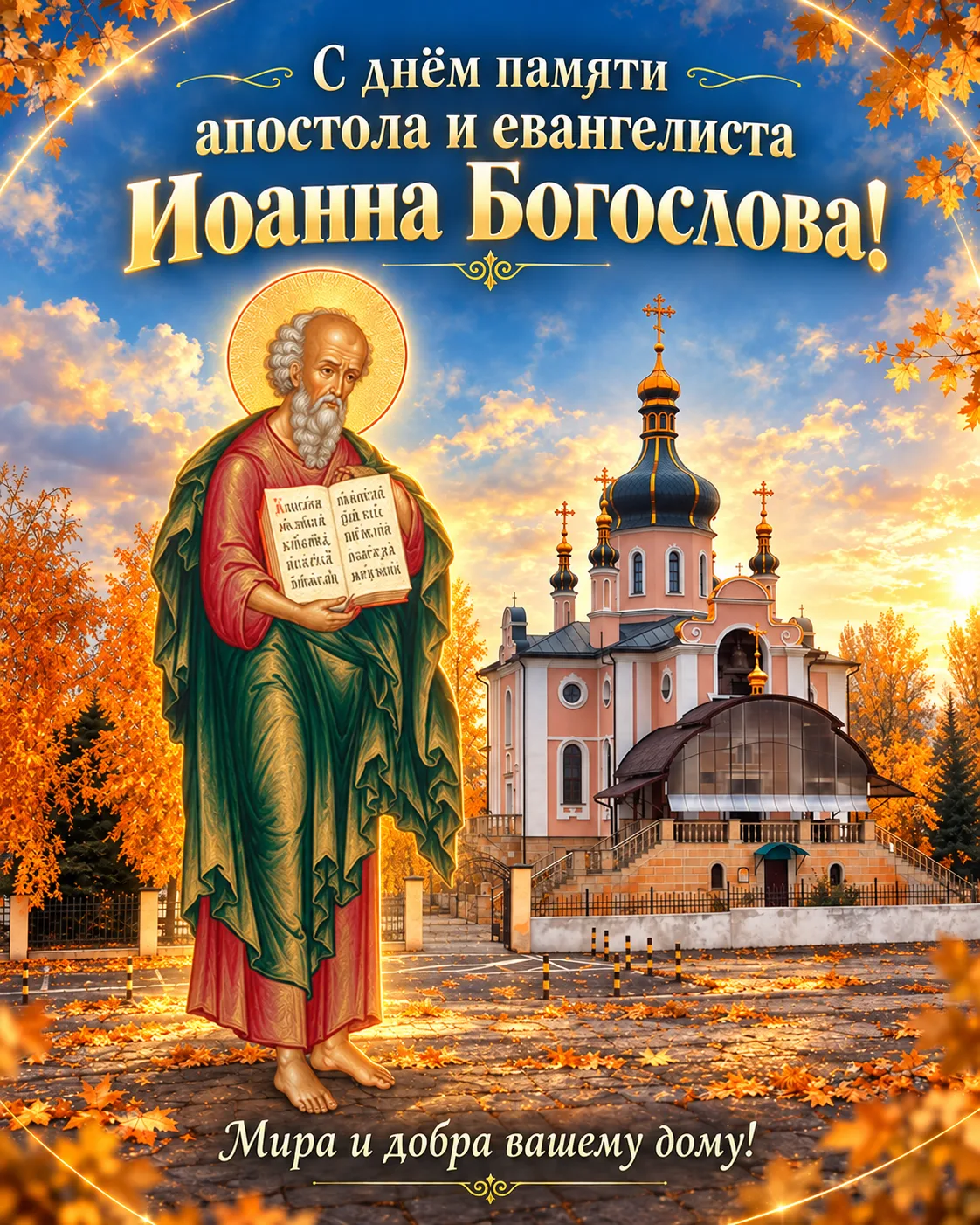 9 октября — день памяти апостола и евангелиста Иоанна Богослова