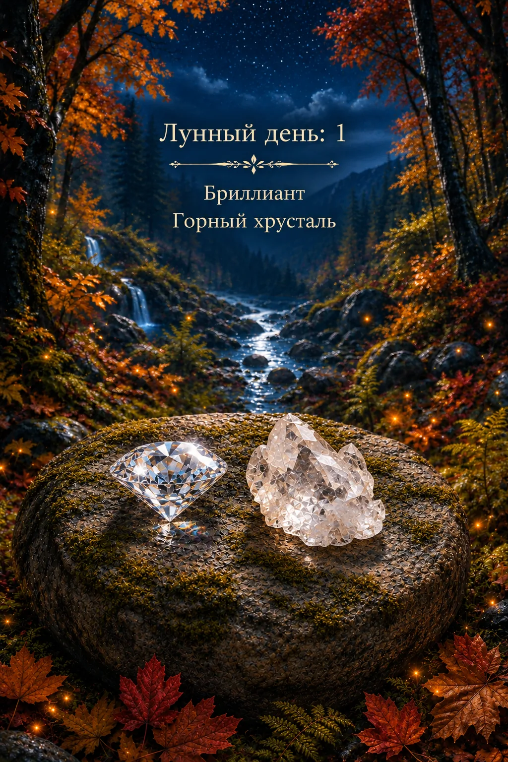 🌙 1-й лунный день — тихое начало нового цикла и время внутреннего замысла. Его символы...