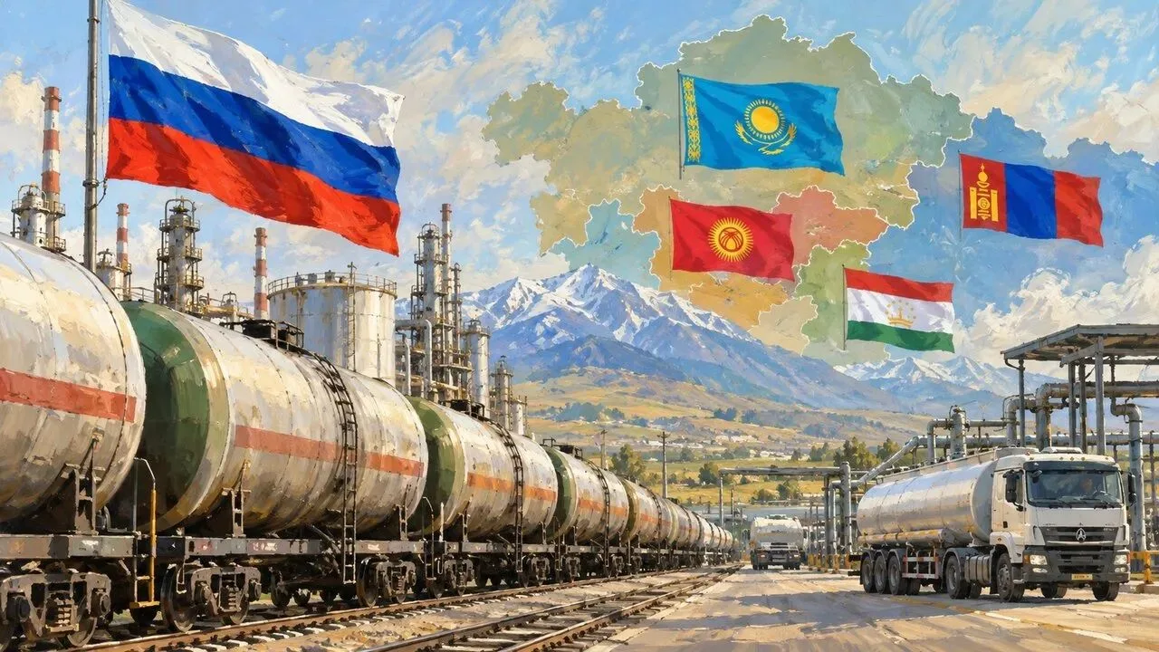Россия в сентябре нарастила поставки дизельного топлива в страны Центральной Азии на фо...