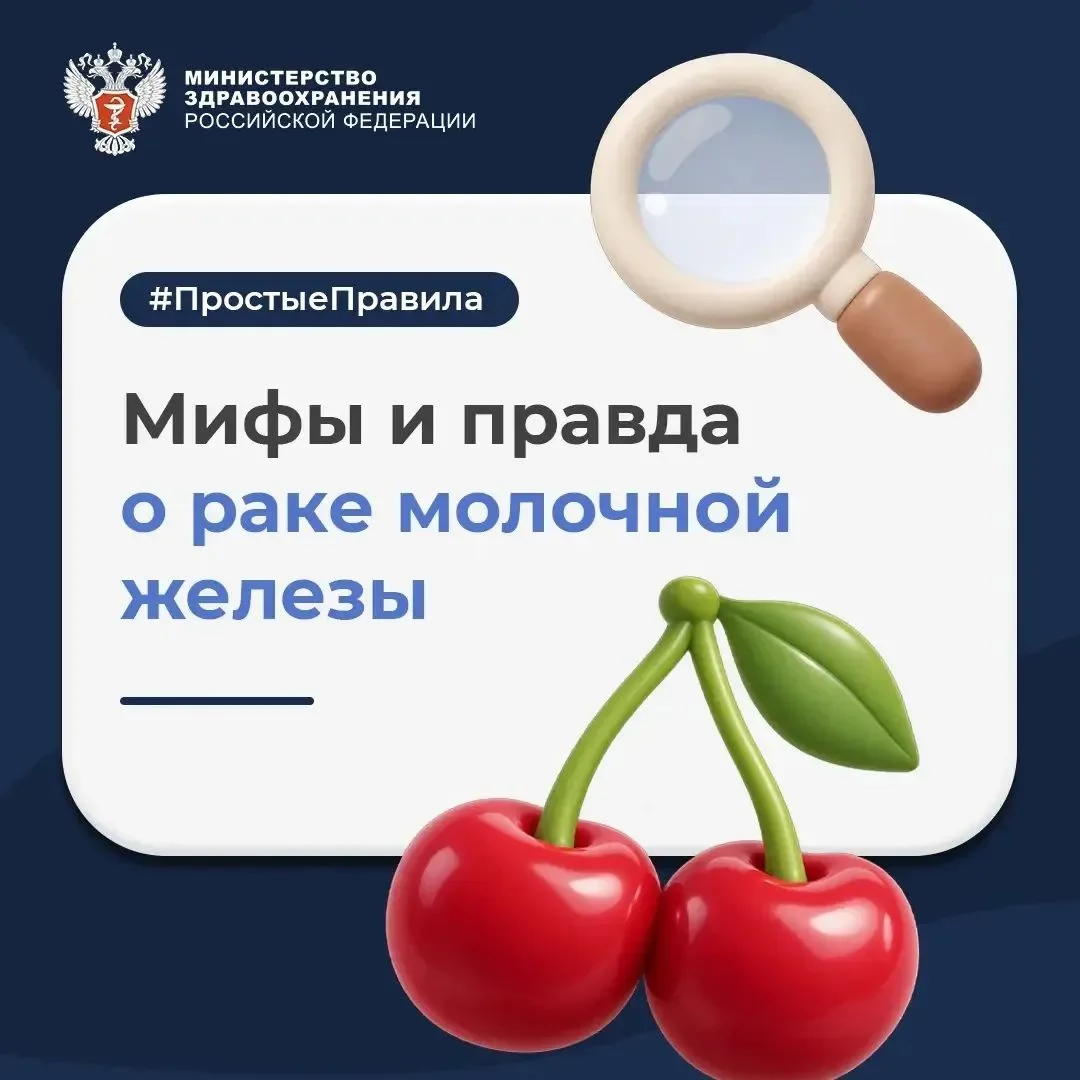 🔎 🍒 Мифы и правда о раке молочной железы