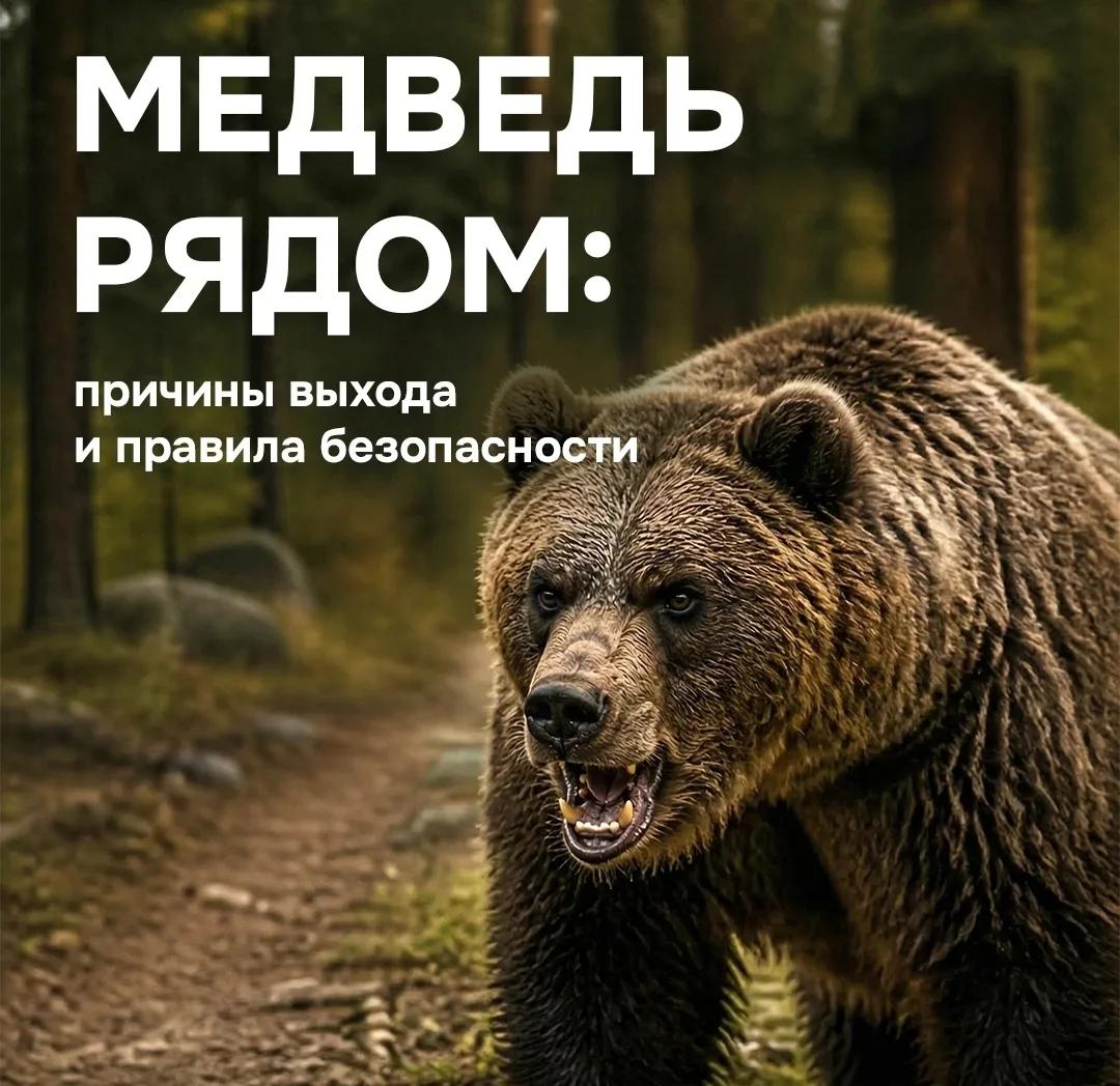 Что делать при встрече с диким животным.