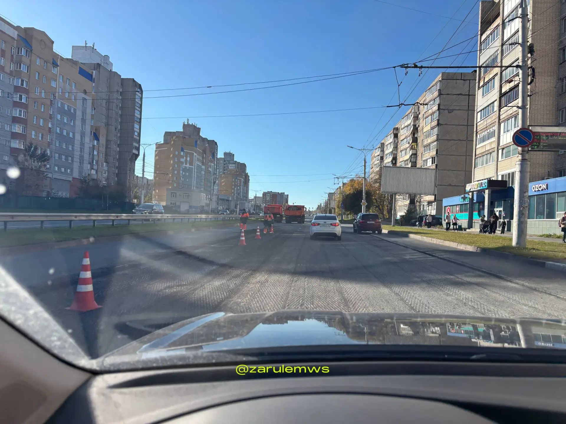 Вы всё удивлялись убитому участку при съезде с кольца Шупашкар при движении в сторону Р...