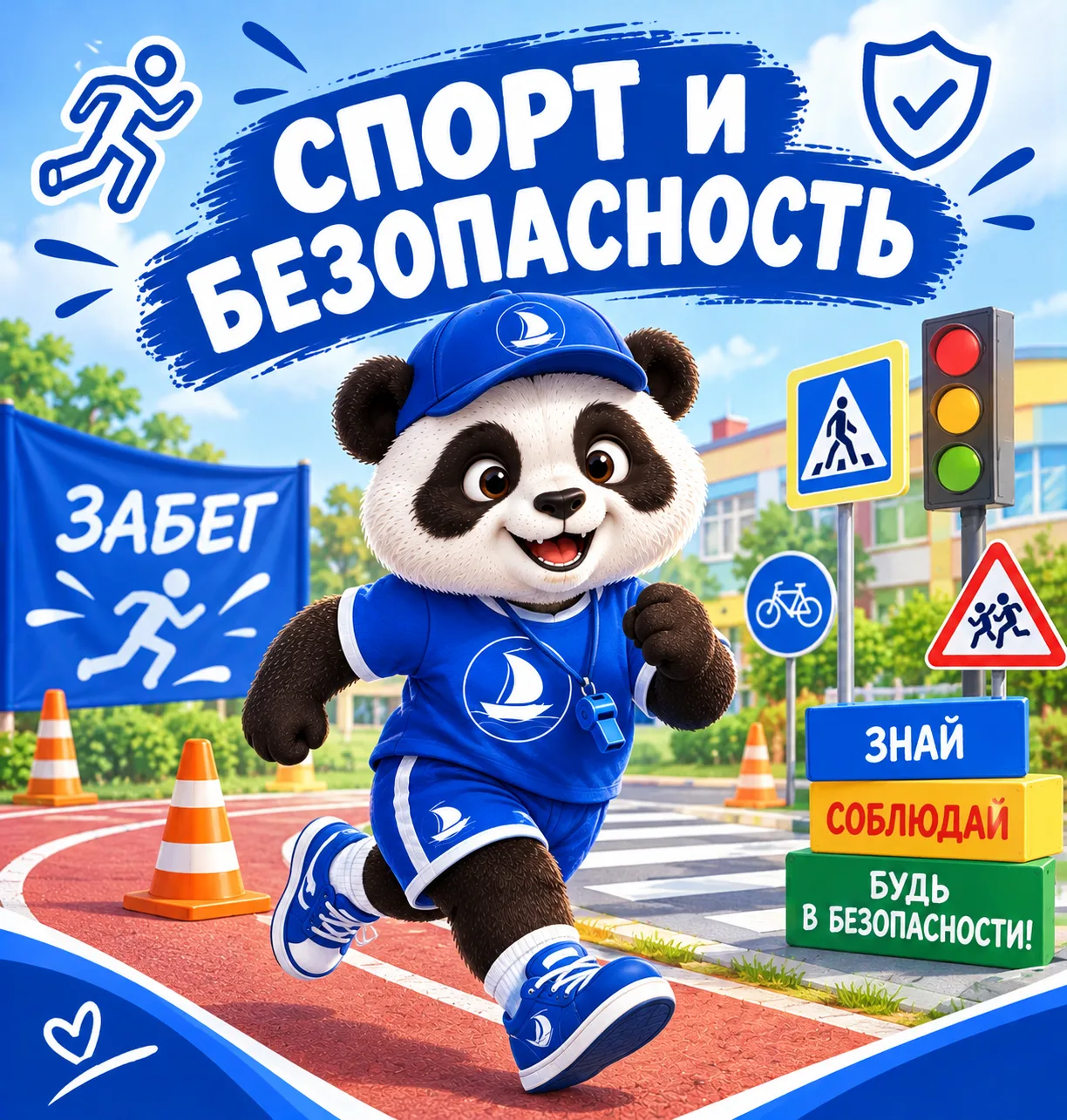 🏃‍♂️🚦 Новости дошкольных отделений: спорт и безопасность!