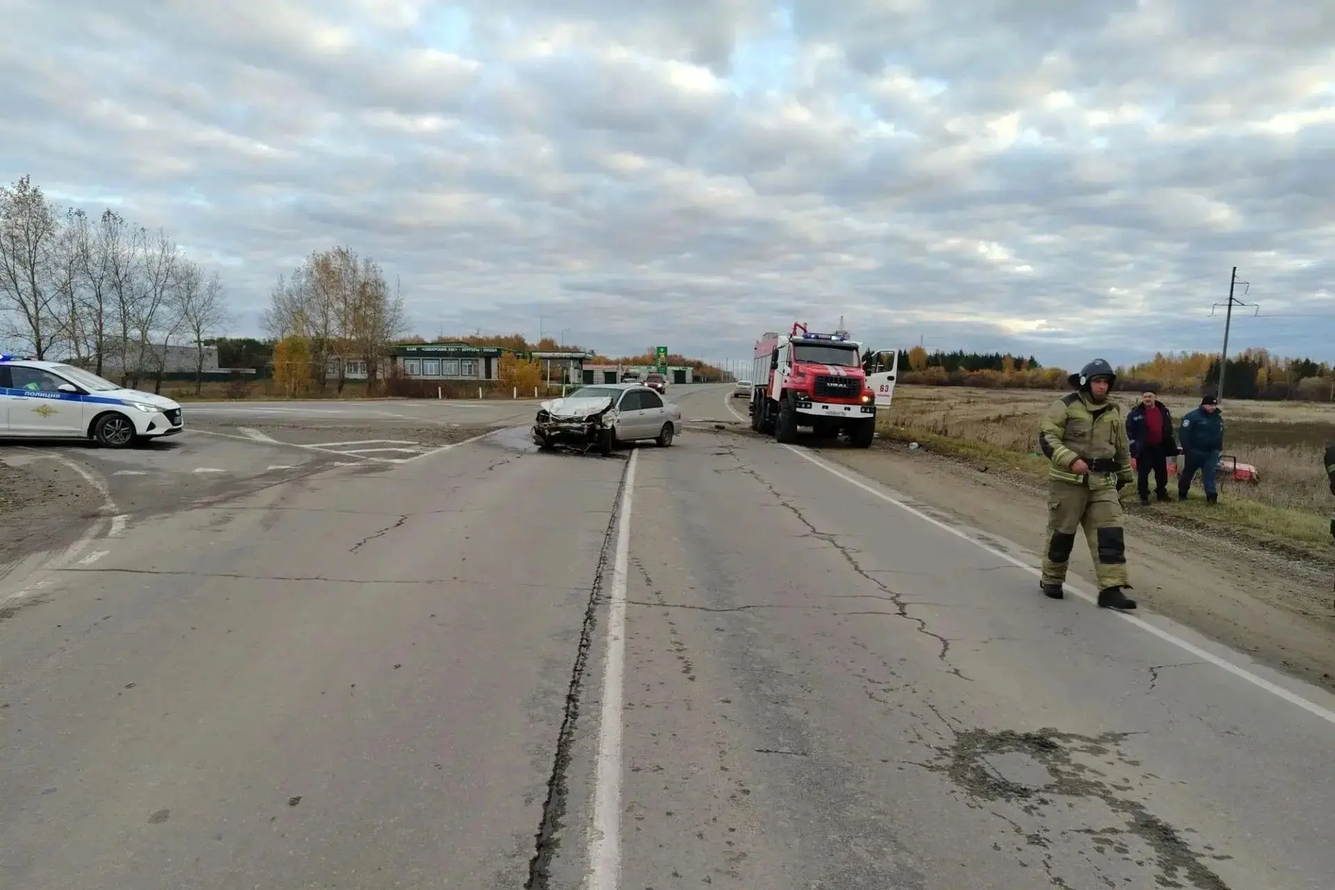Под Новосибирском водитель «ВАЗ 2109» погиб в аварии с иномаркой