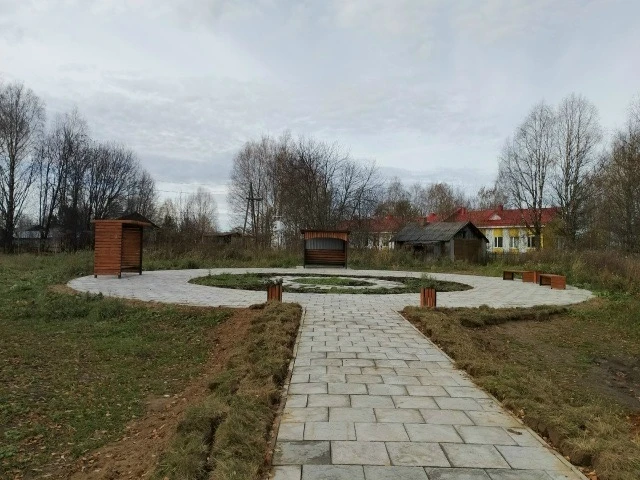 В селе Палауз Сысольского района благоустроили территорию по улице Погост