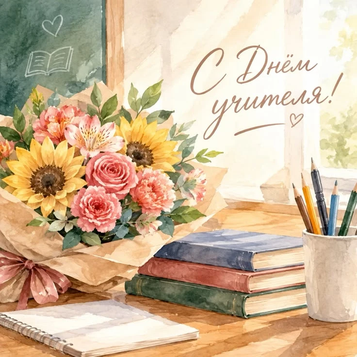 С Днём учителя🧑‍🏫📚