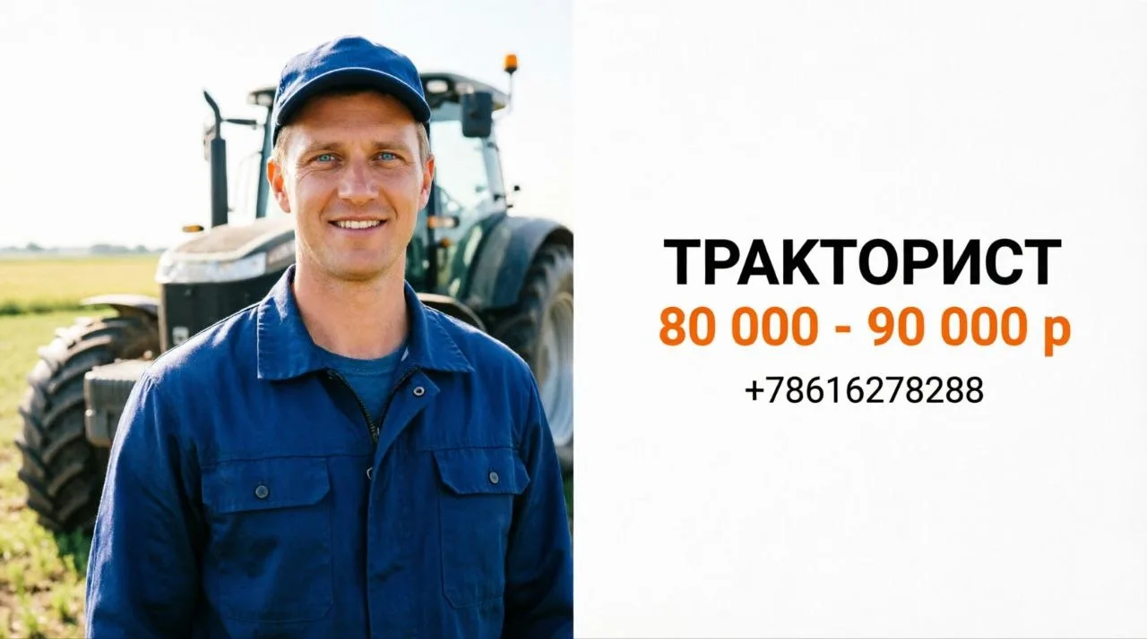 ТРАКТОРИСТ | 80 000 - 90 000 р