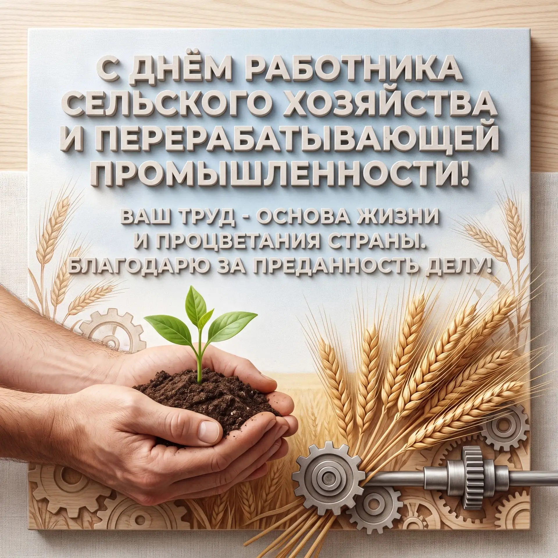 Дорогие земляки! Уважаемые труженики полей, ферм и перерабатывающих предприятий! Сердеч...