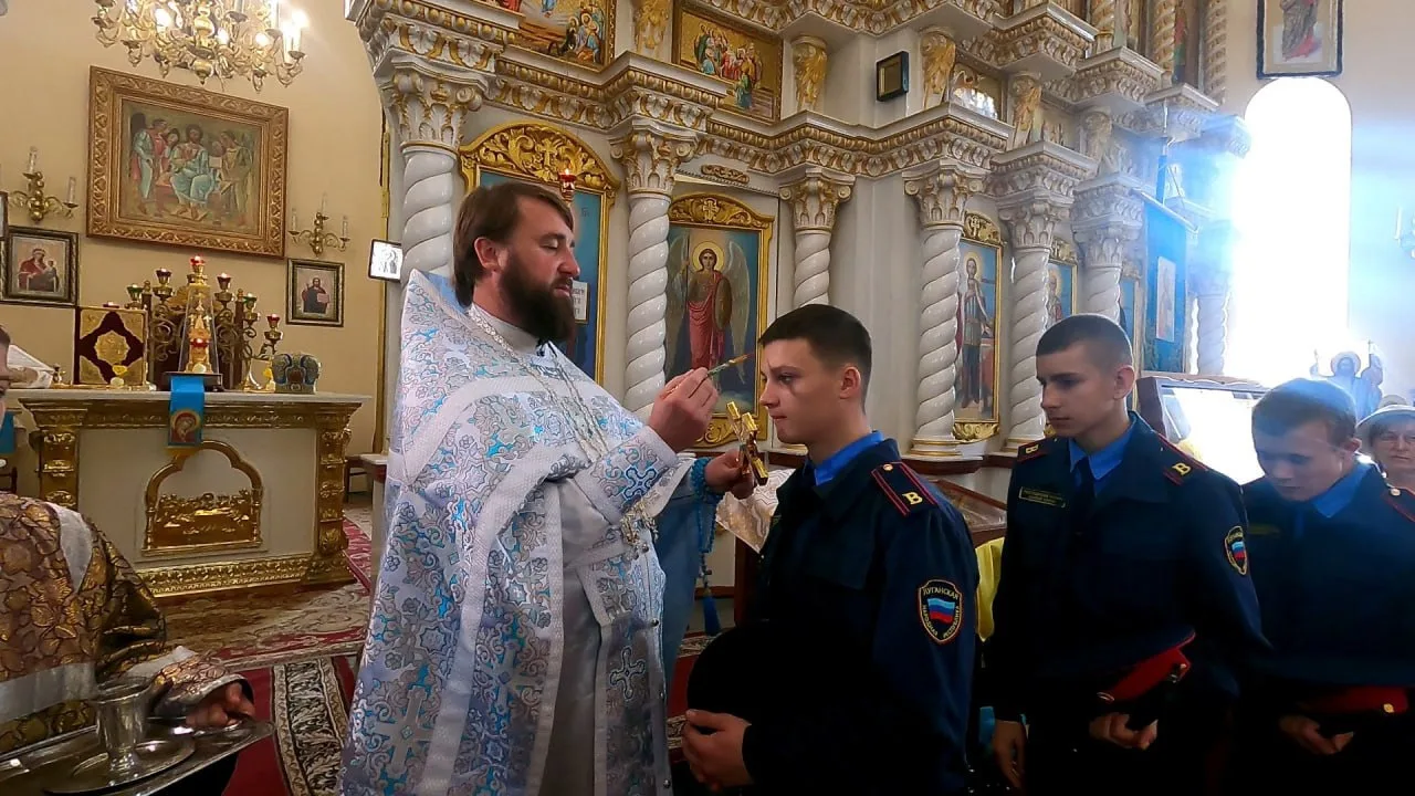 📹🌟В Луганске казаки и прихожане почтили праздник Покрова Пресвятой Богородицы