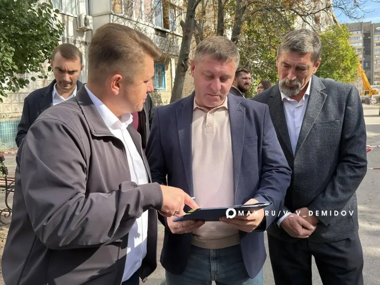 Доложил губернатору Александру Михайловичу Шуваеву о ходе восстановления города после а...