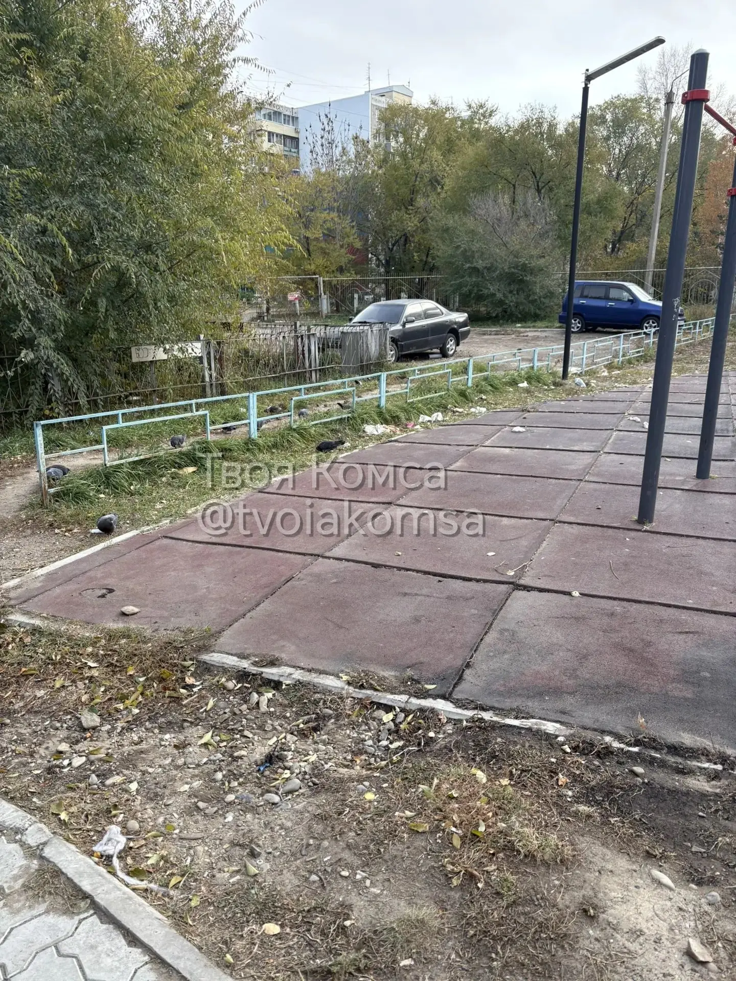 Я проживаю по адресу: Магистральное шоссе 33/1. У нас такая проблема, установили спорти...