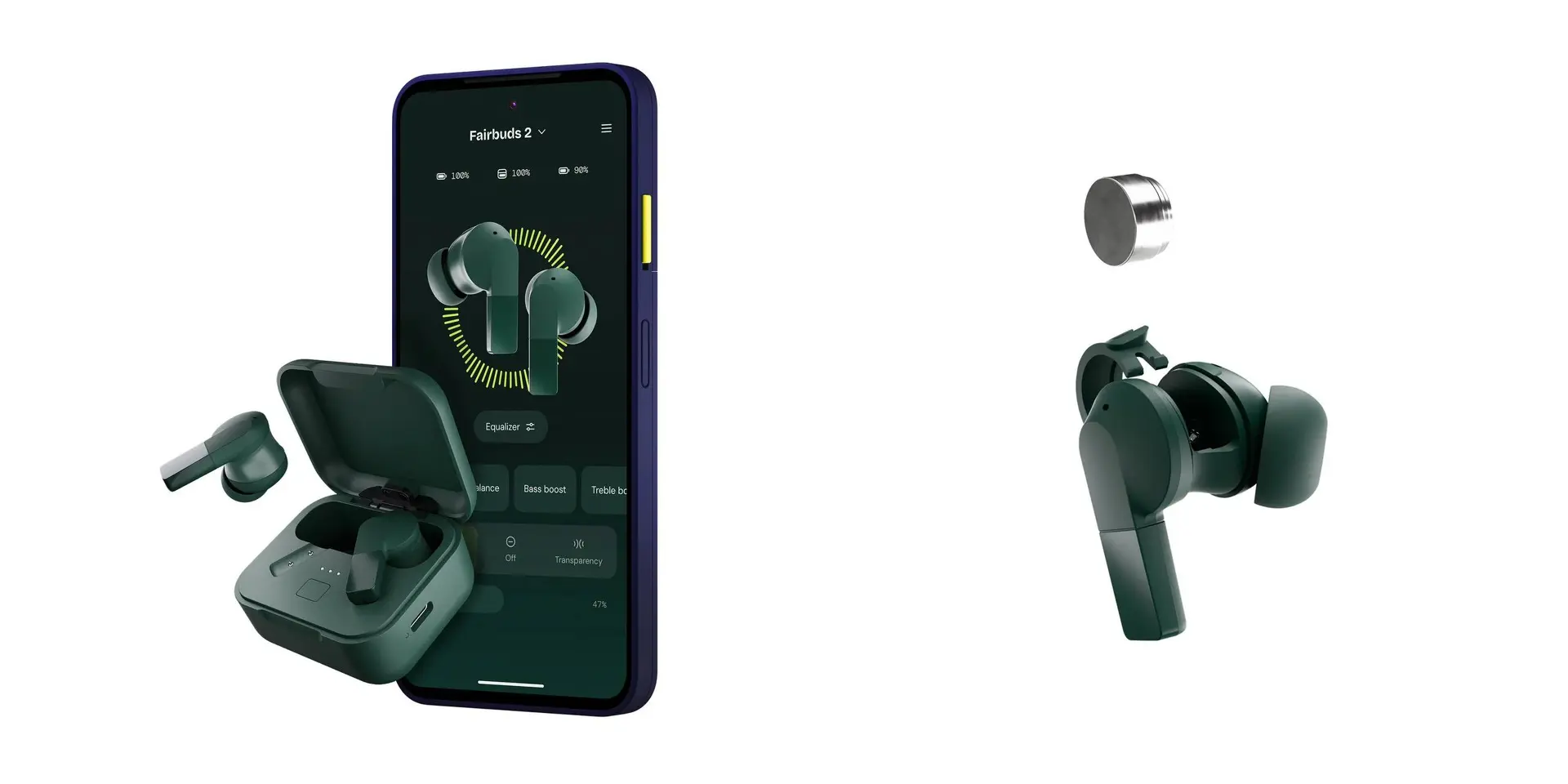 Fairphone представила наушники Fairbuds 2 с заменяемыми деталями